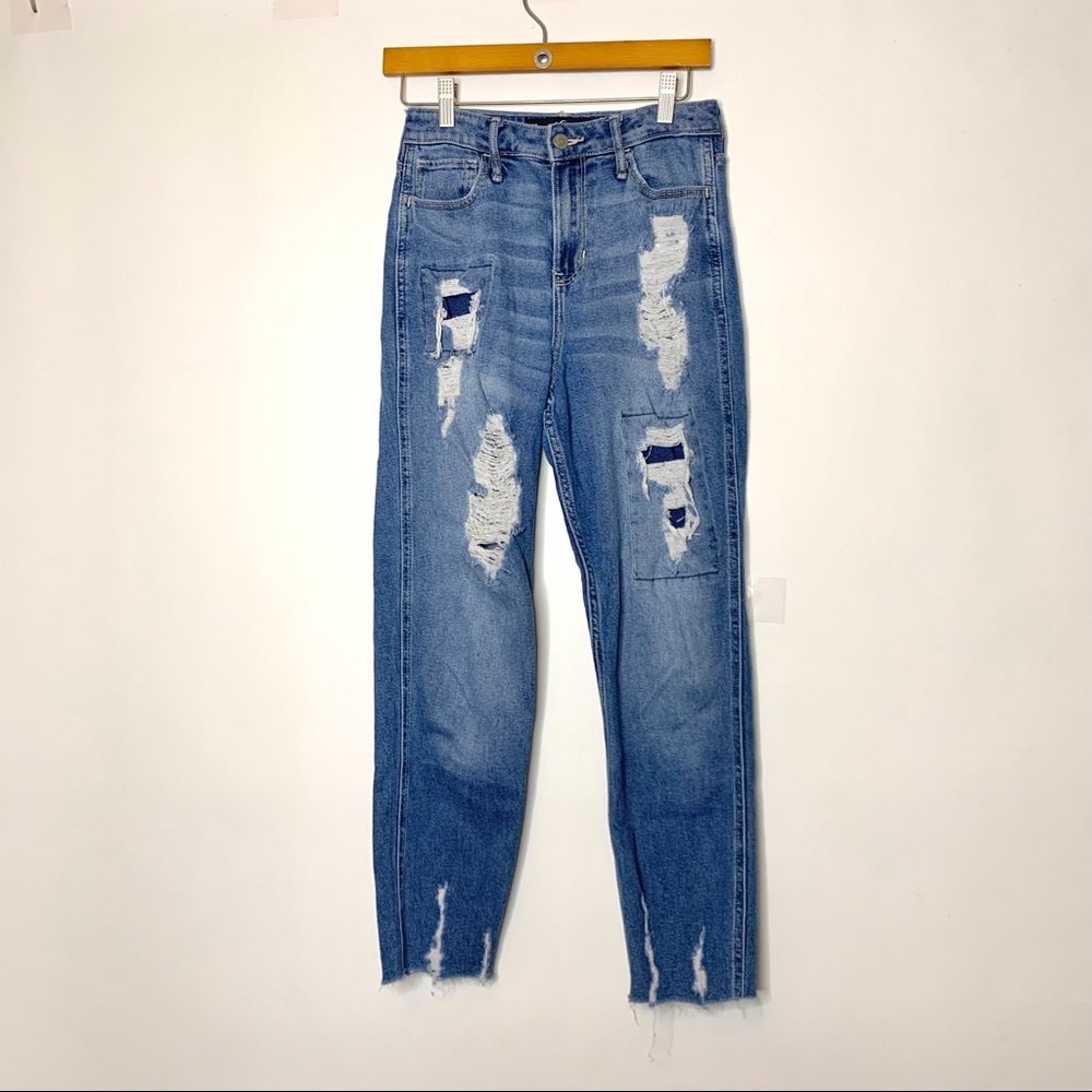 Womens Jeans Hollister 3R Ultra High-Rise Mom Jean Stretch Denim 13x36”